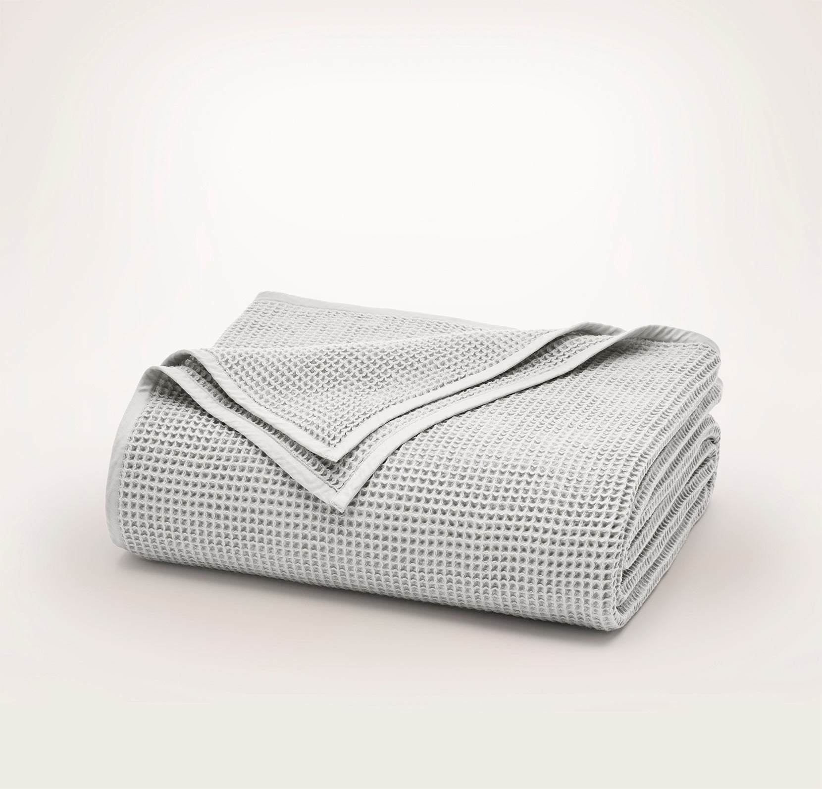 Waffle Bed Blanket in Mist