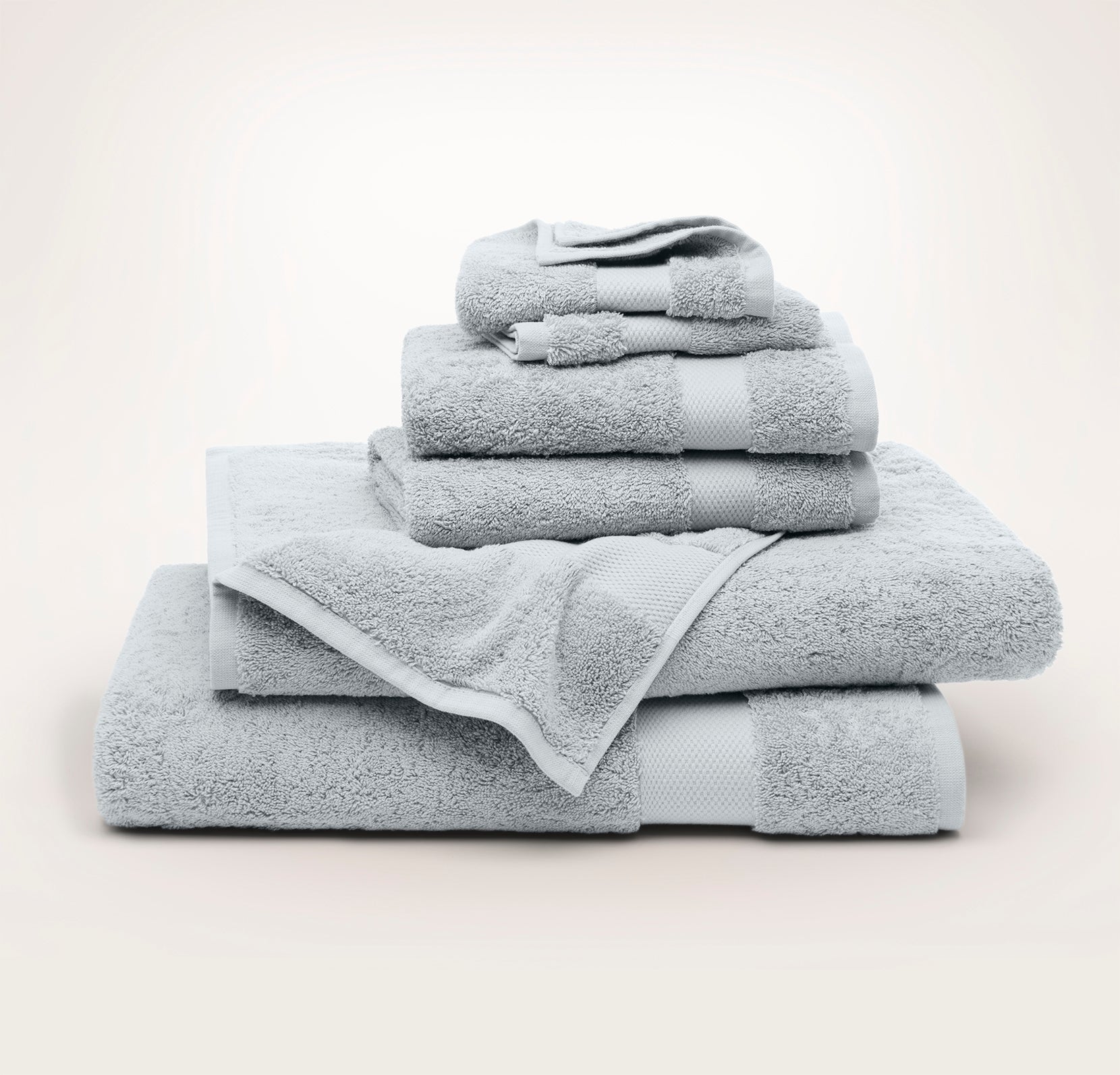 Plush Bath Sheet Set in Shore