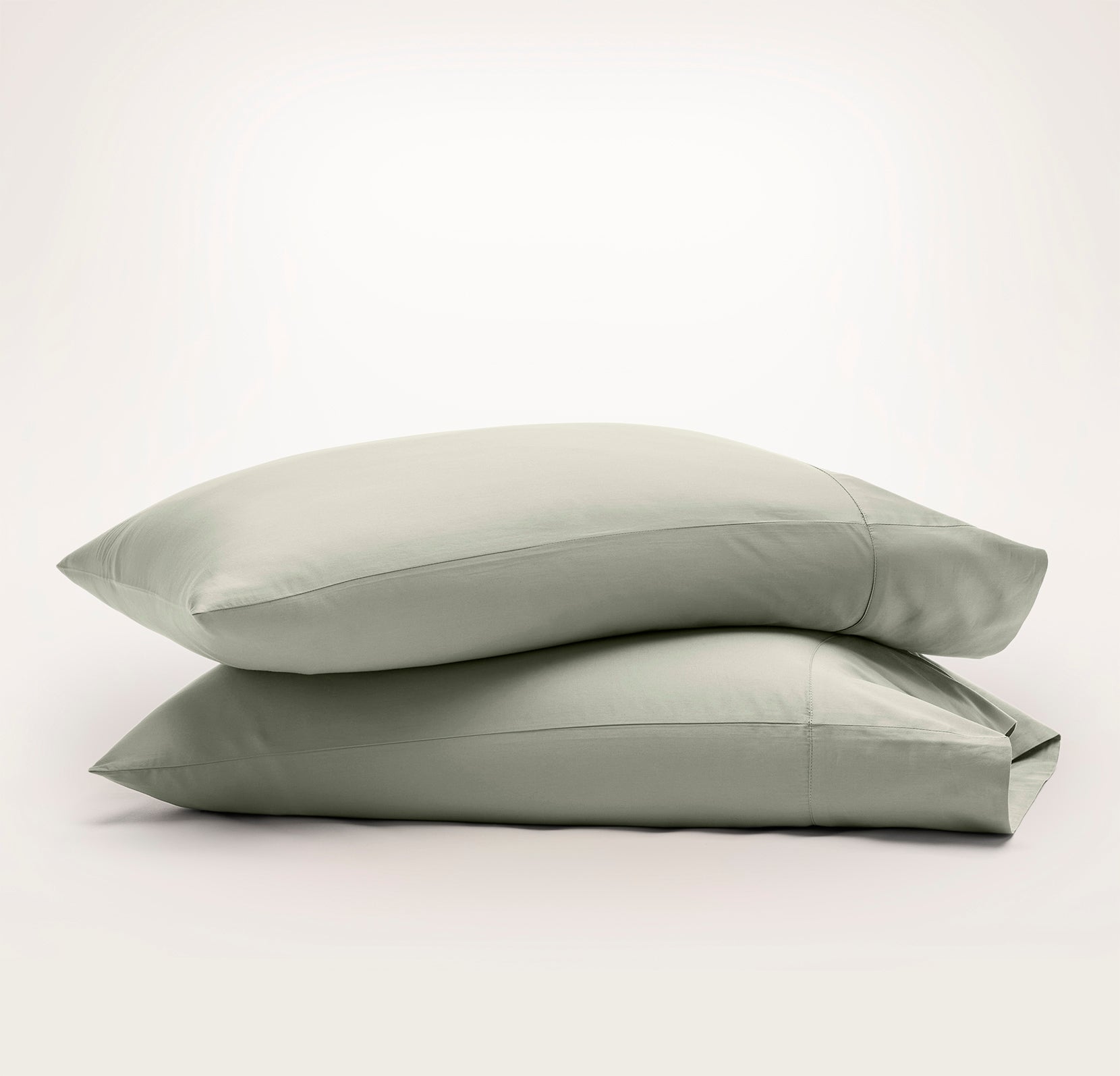 Signature Hemmed Pillowcase Set in Sageleaf