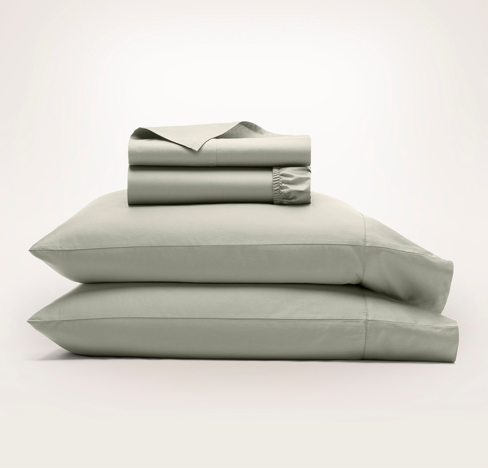 Signature Hemmed Sheet Set in Sageleaf